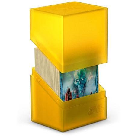 Ultimate Guard Boulder™ Deck Case 80+ Standard Size Amber - 4056133006057 - CrystalLotus.eu