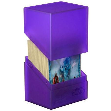 Ultimate Guard Boulder™ Deck Case 80+ Standard Size Amethyst - 4056133006101 - CrystalLotus.eu