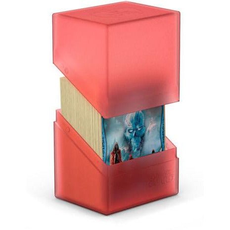 Ultimate Guard Boulder™ Deck Case 80+ Standard Size Ruby - 4056133006088 - CrystalLotus.eu