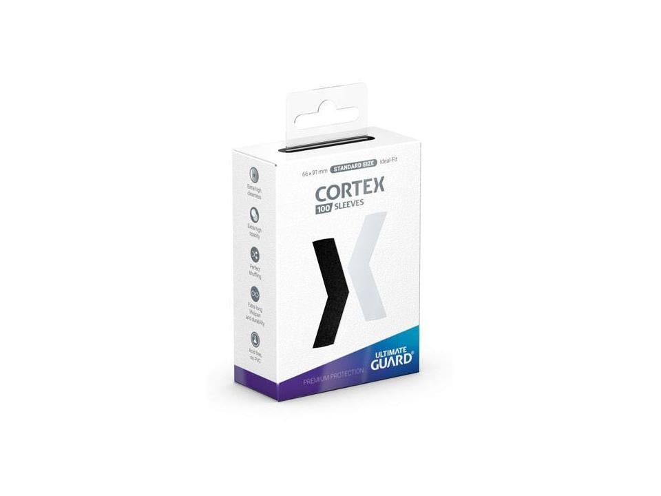 Ultimate Guard Cortex Sleeves Standard Size Black (100) - 4056133018258 - CrystalLotus.eu