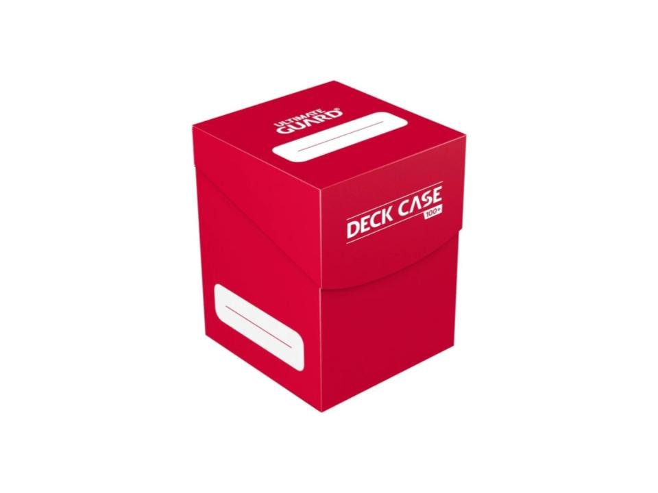 Ultimate Guard Deck Case 100+ Standard Size Red - 4260250075098 - CrystalLotus.eu