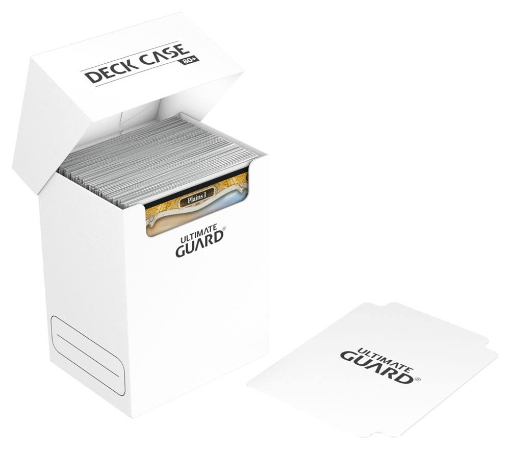 Ultimate Guard Deck Case 80+ Standard Size White - 4260250074954 - CrystalLotus.eu