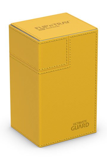 Ultimate Guard Flip´n´Tray Deck Case 80+ Standard Size XenoSkin Amber - 4056133007962 - CrystalLotus.eu