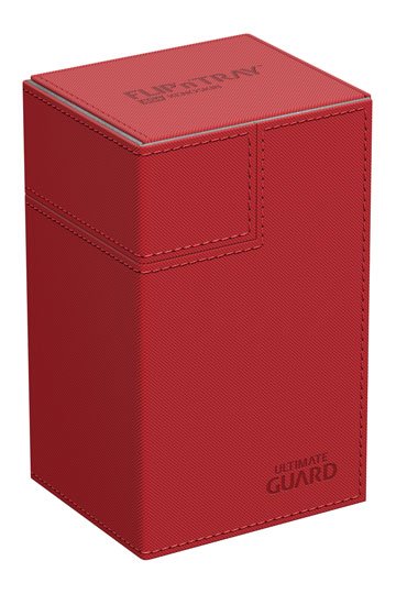 Ultimate Guard Flip´n´Tray Deck Case 80+ Standard Size XenoSkin Red - 4260250074688 - CrystalLotus.eu