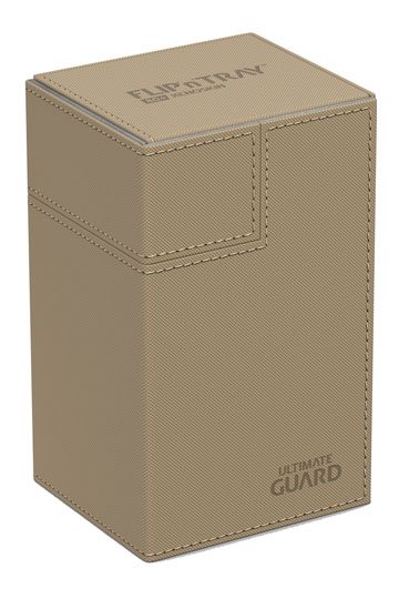 Ultimate Guard Flip´n´Tray Deck Case 80+ Standard Size XenoSkin Sand - 4260250077054 - CrystalLotus.eu