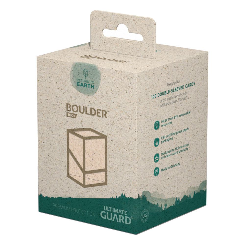 Ultimate Guard Return To Earth Boulder Deck Case 100+ Standard Size Natural - 4056133021067 - CrystalLotus.eu