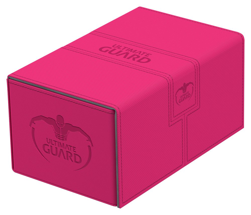 Ultimate Guard Twin Flip´n´Tray Deck Case 160+ Standard Size XenoSkin Pink - 4056133007931 - CrystalLotus.eu