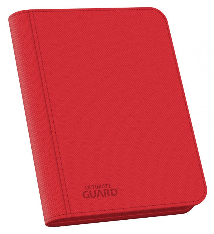 Ultimate Guard Zipfolio 160 - 8 - Pocket XenoSkin - Red - 4260250077276 - CrystalLotus.eu