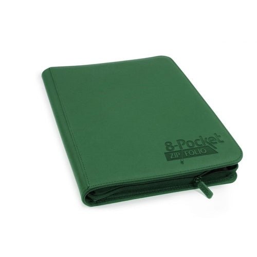 Ultimate Guard Zipfolio 320 - 16 - Pocket XenoSkin - Green - 4260250078686 - CrystalLotus.eu