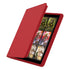 Ultimate Guard Zipfolio 480 - 24 - Pocket XenoSkin (Quadrow) - Red - 4056133000734 - CrystalLotus.eu