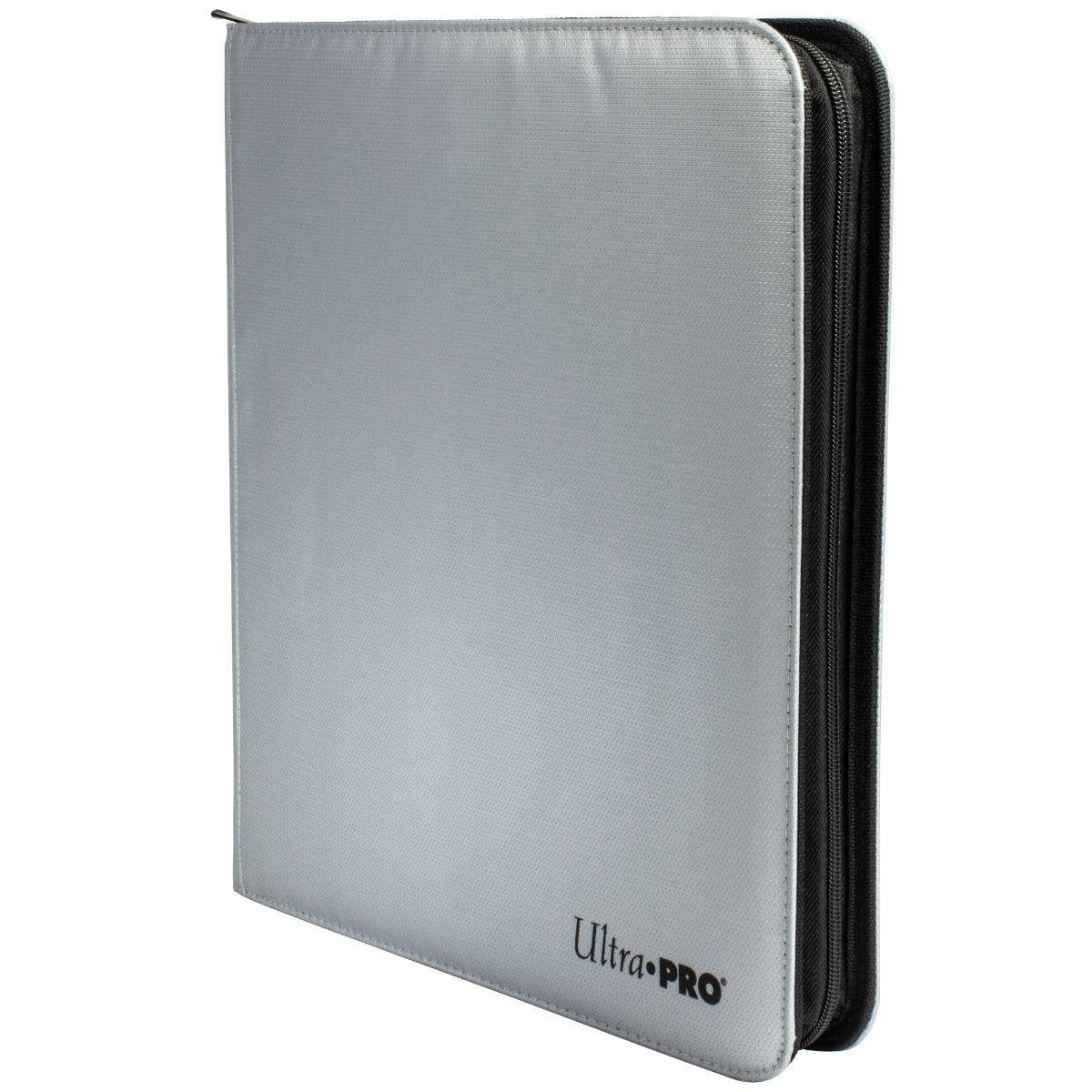 Ultra Pro - 12 - Pocket Zippered PRO - Binder - Silver - 074427159467 - CrystalLotus.eu