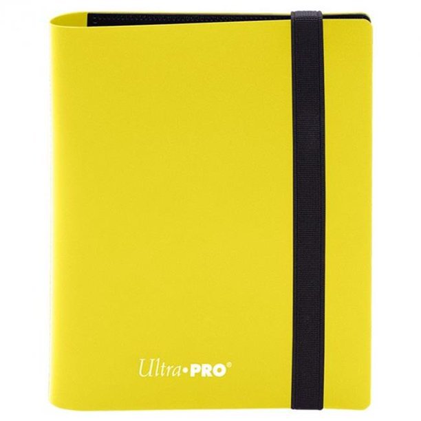 Ultra PRO - 2 - Pocket PRO - Binder - Eclipse Lemon Yellow - 074427153717 - CrystalLotus.eu