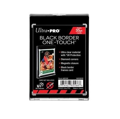 Ultra Pro - 35PT Black Border UV One - Touch Magnetic Holder - 074427855666 - Crystal Lotus