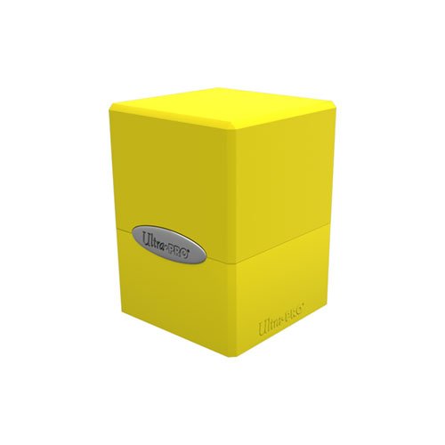 Ultra Pro - Deck Box - Satin Tower - Bright Yellow - 074427841829 - CrystalLotus.eu