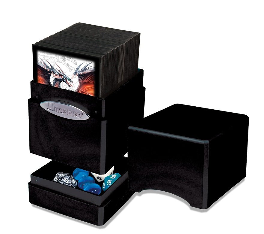 Ultra Pro - Deck Box - Satin Tower - Hi - Gloss Midnight - 074427854140 - CrystalLotus.eu