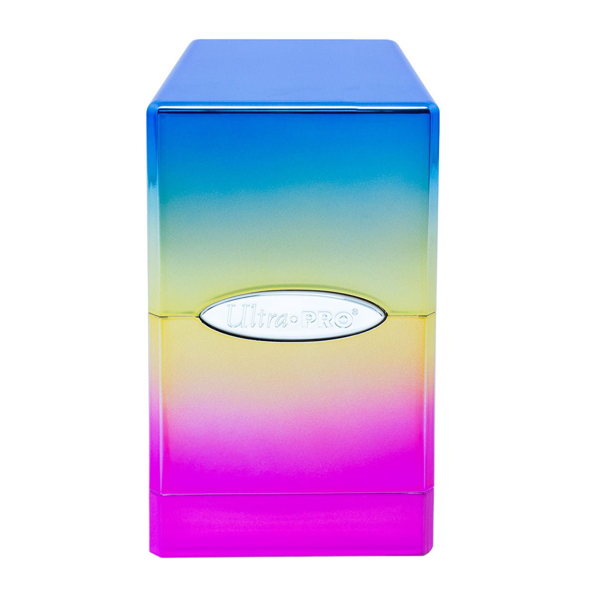 Ultra Pro Deck Box - Satin Tower - Hi - Gloss Rainbow - 074427153373 - CrystalLotus.eu