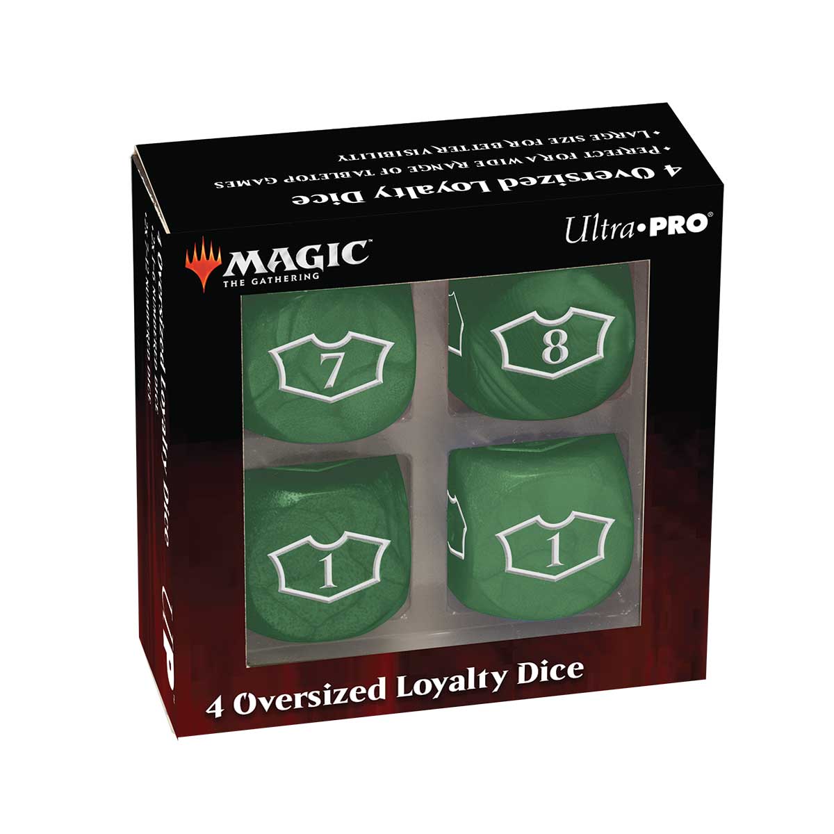 Ultra PRO - Deluxe 22MM Forest Loyalty Dice Set with 7 - 12 for Magic: The Gathering - 074427186081 - CrystalLotus.eu