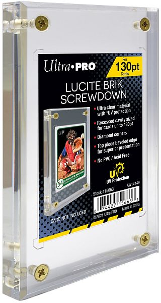 Ultra Pro - Lucite Brik UV Screwdown 130PT - 074427156633 - CrystalLotus.eu