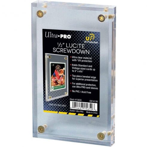 Ultra Pro - Lucite UV 1/2&quot; Screwdown - 074427156596 - CrystalLotus.eu