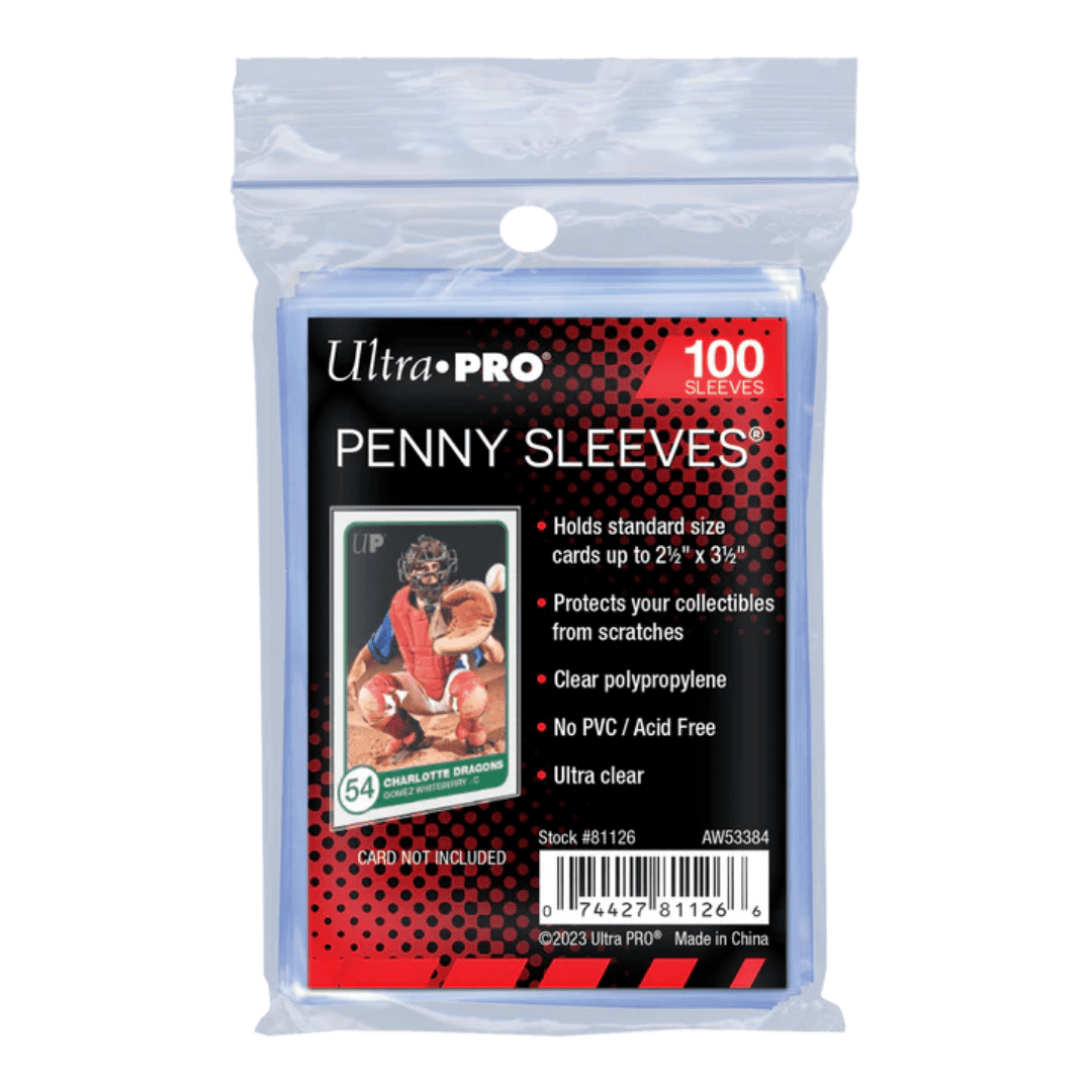 Ultra PRO - Penny Sleeves (Standard Size 63.5 x 88.9mm) (100 Sleeves) - 074427811266 - Crystal Lotus
