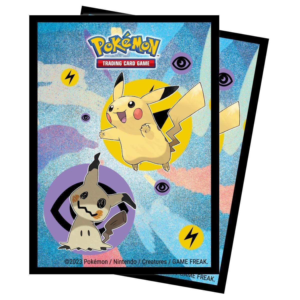 Ultra Pro - Pikachu &amp; Mimikyu Deck Protectors for Pokémon (65 Sleeves) - 074427161101 - CrystalLotus.eu