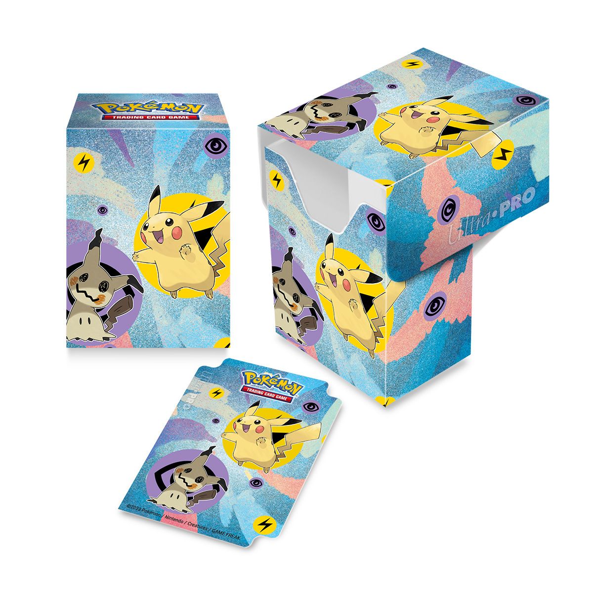 Ultra Pro - Pikachu &amp; Mimikyu Full View Deck Box for Pokémon - 074427161118 - CrystalLotus.eu