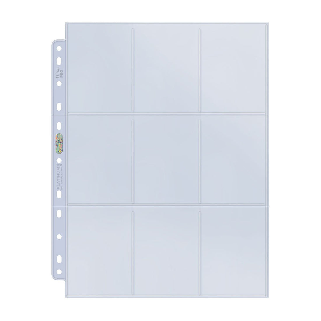 Ultra Pro - Platinum 9 - Pocket Pages (11 Hole) (Single Page) - 074427834234 - CrystalLotus.eu