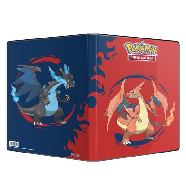 Ultra Pro - Pokémon TCG - Mega Charizard X and Mega Charizard Y 9-Pocket Portfolio - 74427167356 - Crystal Lotus