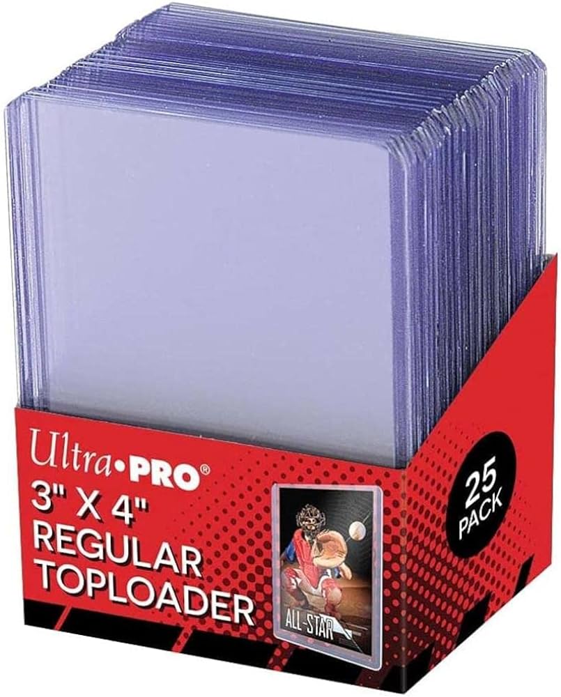 Ultra Pro - Regular Toploader - 3&quot; x 4&quot; (25 pieces) - 074427812225 - CrystalLotus.eu