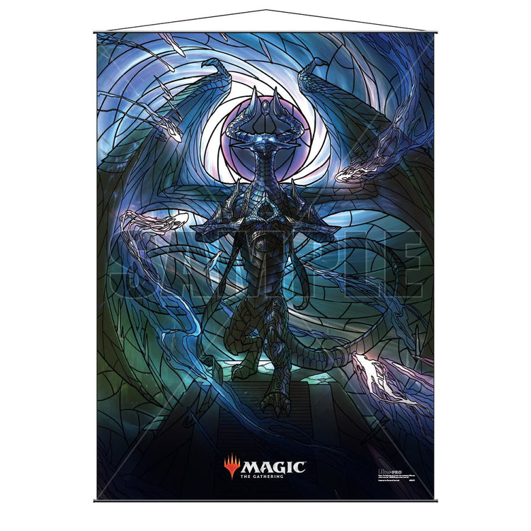 Ultra - Pro Stained Glass Planeswalkers Wall Scroll Nicol Bolas - 74427181703 - CrystalLotus.eu