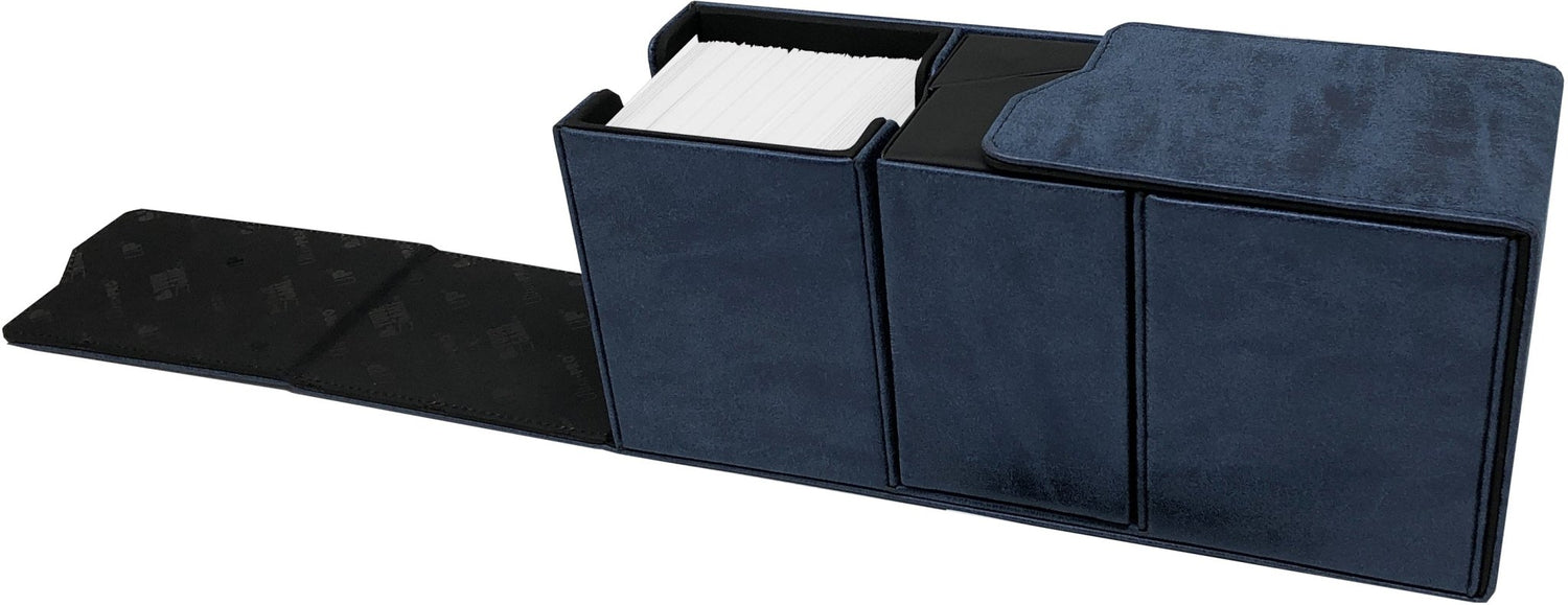 Ultra Pro - Suede Collection Alcove Vault Deck Box - Sapphire - 074427858971 - CrystalLotus.eu