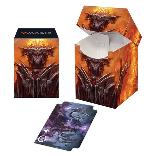 Ultra Pro - The Lord of the Rings Tales of Middle - earth 100+ Deck Box 3 Featuring: Sauron for MTG - 074427198282 - CrystalLotus.eu