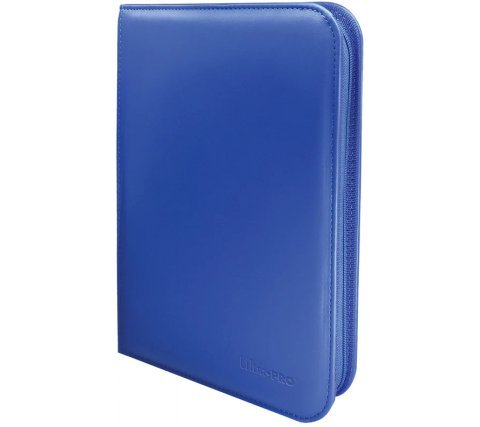 Ultra Pro - Vivid 4 - Pocket Zippered PRO - Binder: Blue - 074427158927 - CrystalLotus.eu