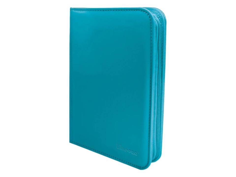 Ultra Pro - Vivid 4 - Pocket Zippered PRO - Binder: Teal - 074427158989 - CrystalLotus.eu