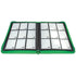 Ultra Pro - Vivid 9 - Pocket Zippered PRO - Binder: Green - 074427159016 - CrystalLotus.eu