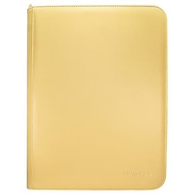 Ultra Pro - Vivid 9 - Pocket Zippered PRO - Binder: Yellow - 074427159054 - CrystalLotus.eu