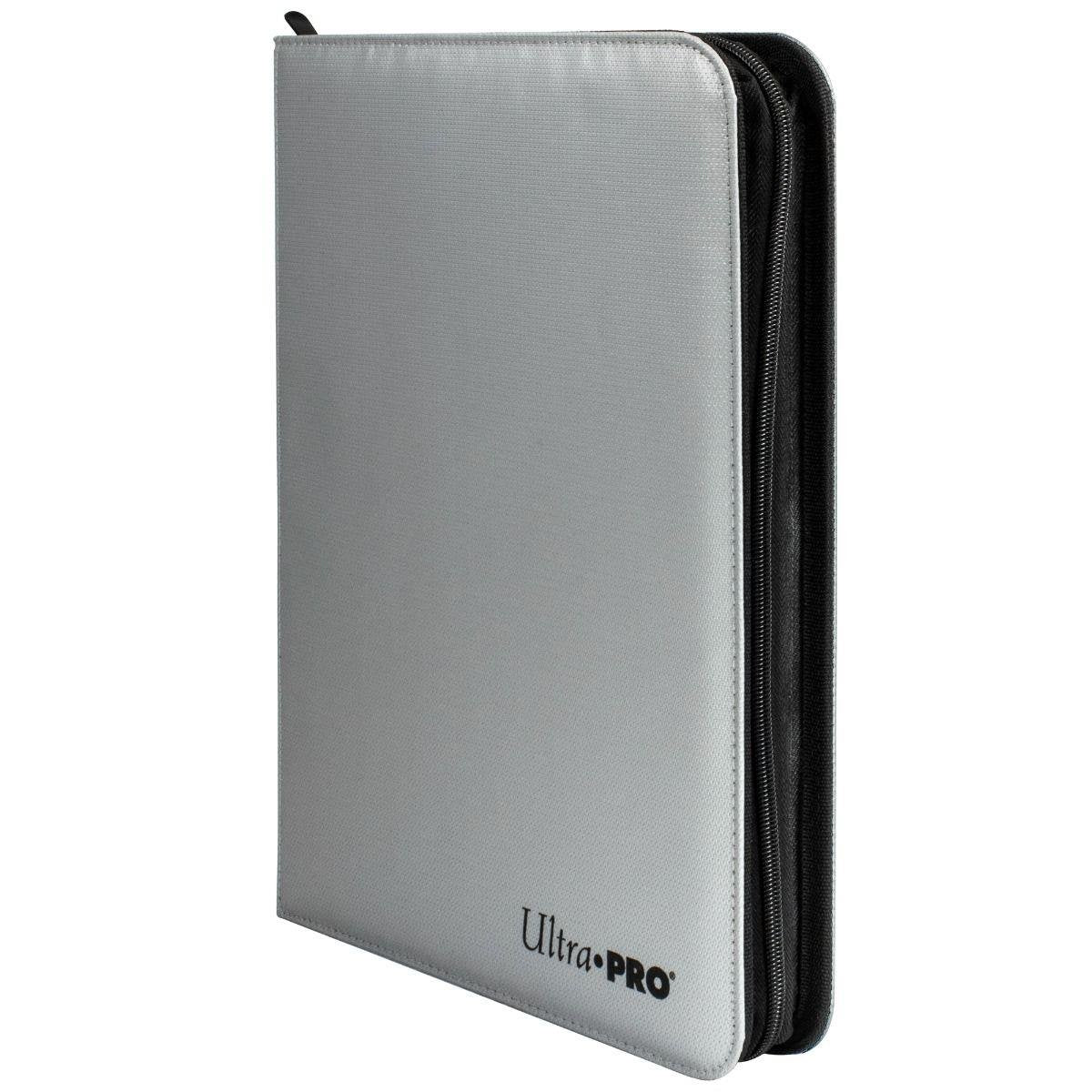 Ultra Pro - Zippered PRO - Binder 9 - Pocket : Silver - 074427159450 - CrystalLotus.eu