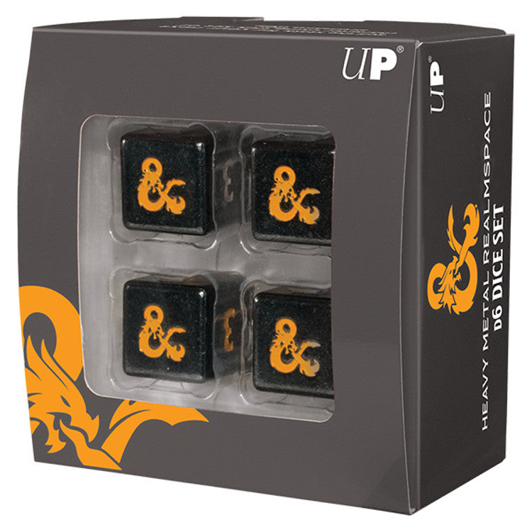 Ultra Pro - Heavy Metal Realmspace D6 Dice Set for Dungeons &amp; Dragons