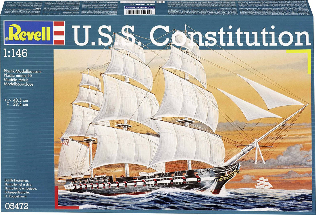 U.S.S. Constitution (1:146) - 4009803054728 - CrystalLotus.eu