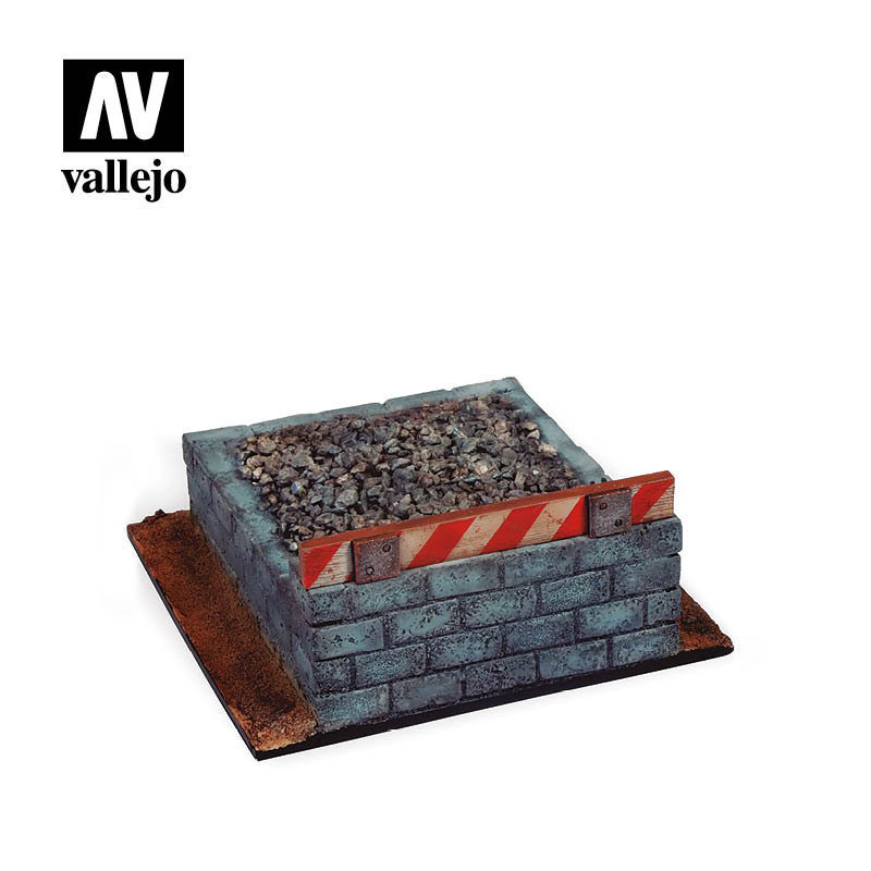 Vallejo (11 x 11) Scenics - Railroad Buffer Block 