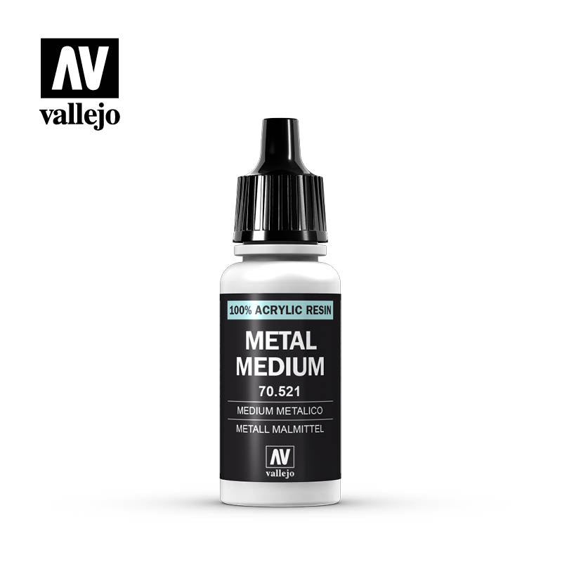 Vallejo 17ml Auxiliaries - Metal Medium 