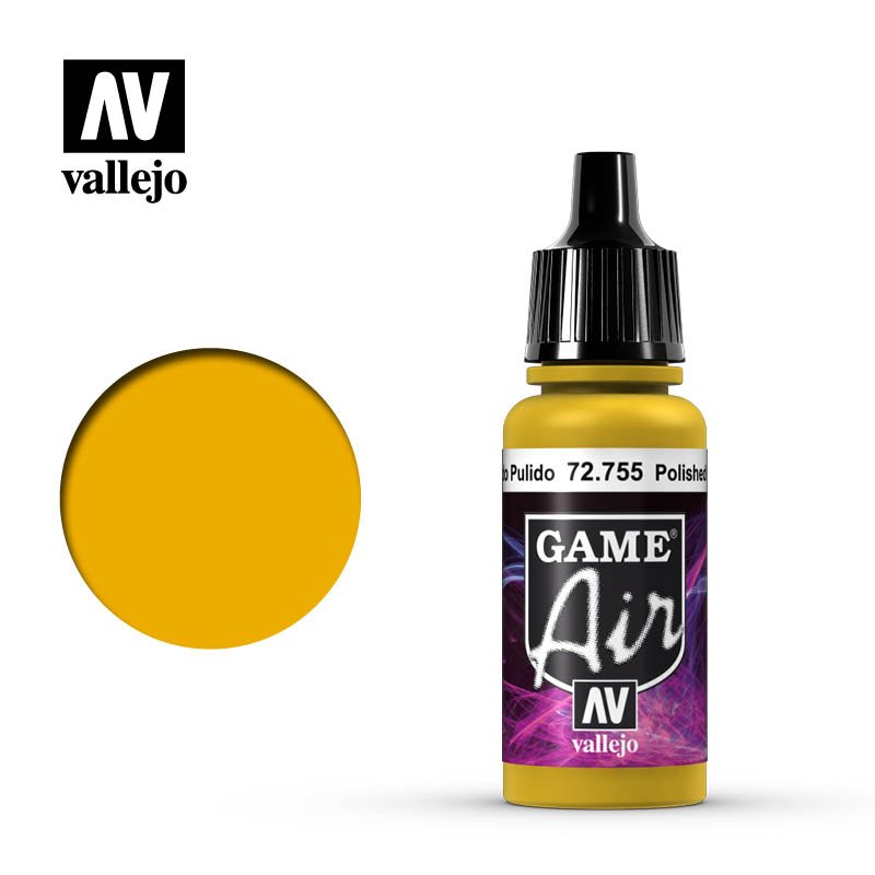 Vallejo 17ml Game Air - Polished Gold 