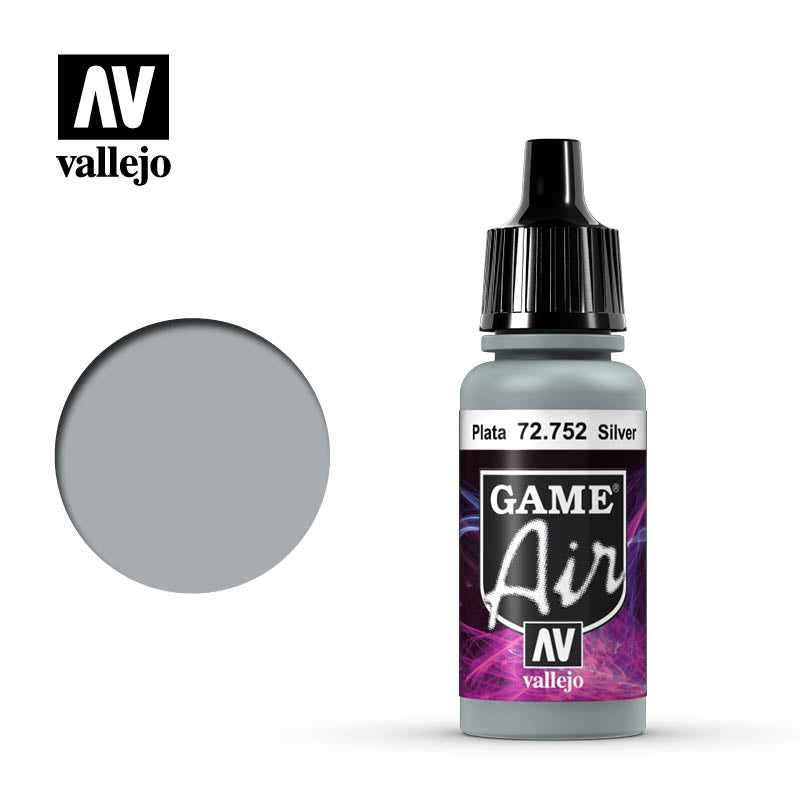 Vallejo 17ml Game Air - Silver 