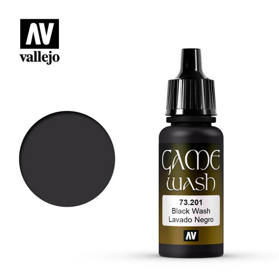 Vallejo 17ml Game Color - Black Wash 