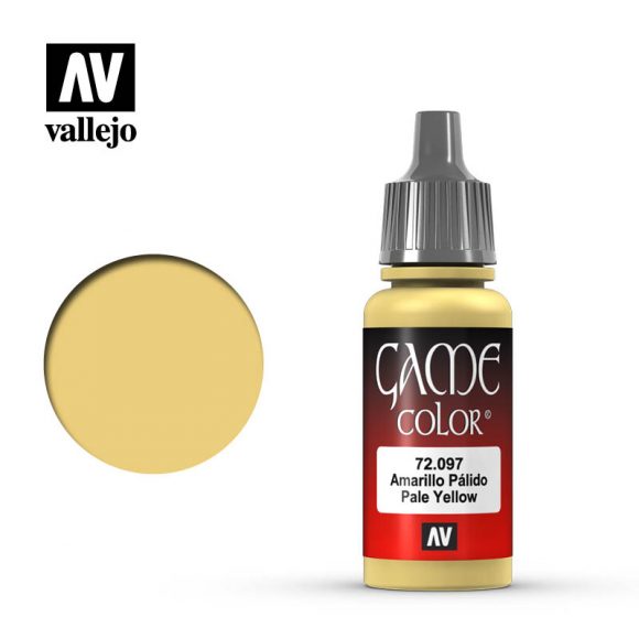 Vallejo 17ml Game Color - Pale Yellow 