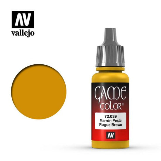 Vallejo 17ml Game Color - Plague Brown 