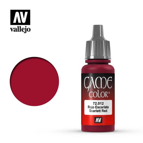 Vallejo 17ml Game Color - Scarlet Red 