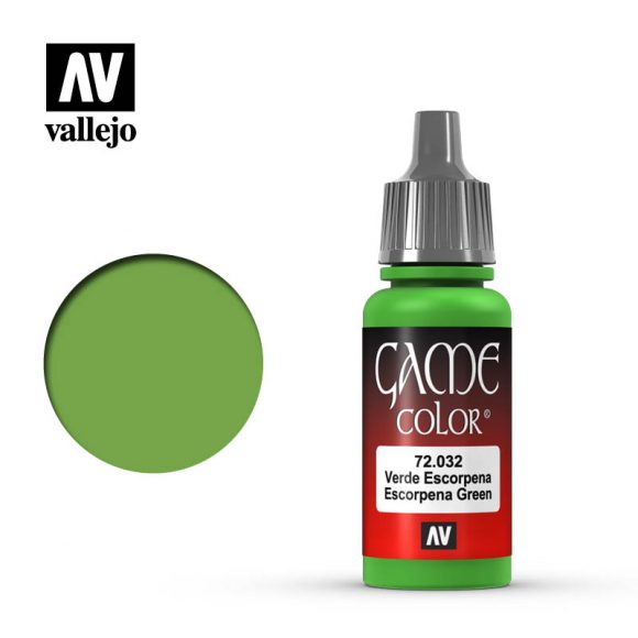 Vallejo 17ml Game Color - Scorpy Green 