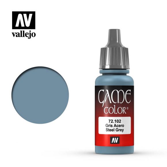 Vallejo 17ml Game Color - Steel Grey 