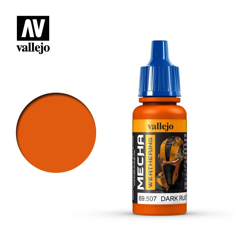 Vallejo 17ml Mecha Color - Dark Rust Wash 